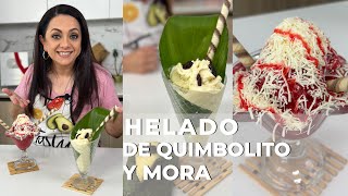 Helados de MORA y QUIMBOLITO [upl. by Sirromal]