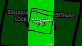 Semaphore amp Reentrant Lock in java programming trending shorts threads beginners interview [upl. by Ennovihs999]