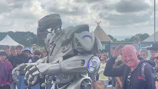 Titan the Robot at Royal Cornwall Show 2024 [upl. by Anifled]