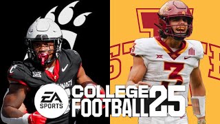 Cincinnati vs Iowa State CFB SimulationEA Sports College Football 25 [upl. by Romona]