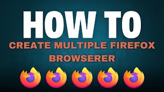 How to create Multiple Mozilla Firefox Browser Profiles  Unlimited profiles Generator [upl. by Enialed826]