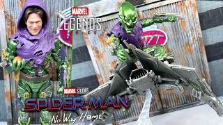 MARVEL LEGENDS GREEN GOBLIN SPIDERMAN NO WAY HOME FIGURE REVIEW [upl. by Ev701]