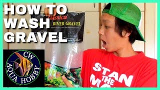 How To Wash Aquarium Gravel and Substate [upl. by Mullins119]