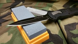 How to Sharpen a Knife Beginners Tutorial [upl. by Japha]