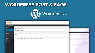 WordPress Post and WordPress Page Indepth understanding [upl. by Eelrak]