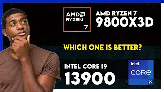 AMD Ryzen 7 9800X3D vs Intel Core i9 13900 Comparison [upl. by Easton]