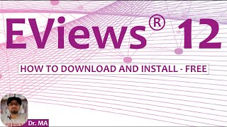 EViews 12 2024  How to Free Student Copy Download and Install  EViews 12 Student Edition [upl. by Yelsel]