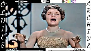 Connie Francis  Lipstick On Your Collar Live TV Show 1959 Colorize  Stereo  60fps [upl. by Matilda]