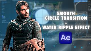 How TO Make Smooth CIRCLE Transition  Water Ripple Effect  After Effects Tutorial [upl. by Abehsat]