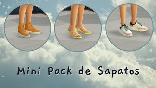 Mini Pack de Sapatos Femininos 💕👠  THE SIMS 4 thesims4 [upl. by Zennie]