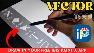 IBIS PAINT X  Everything about the new VECTOR TOOL in IBIS PAINT X for Beginners [upl. by Saibot]