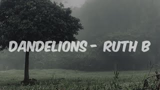 Ruth B  Dandelions lyric [upl. by Ardnahcal]