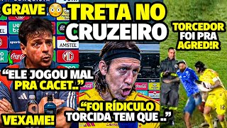 O XlNGAMENTO AGRESSlV0 PRA ClMA DE DINIZ APÓS JOGADOR DO CRUZEIRO SER AGREDD0 POR TORCEDOR E CÁSSIO [upl. by Nnylhsa]