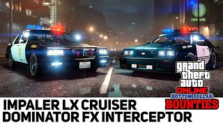 GTA Online Update Vapid Dominator FX Interceptor amp Declasse Impaler LX Cruiser [upl. by Nairot937]