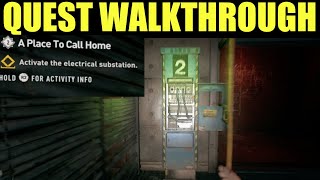 A Place to Call Home Walkthrough activate the electrical substation  Dying Light 2 [upl. by Yalhsa]