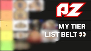 TIER LIST WWE BELT 2024 [upl. by Wanda]