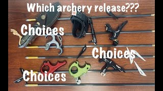 Archery Release Comparison  6 Different Types [upl. by Philis]