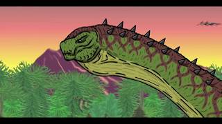 THE TITANOSAUR  Dinosaur Animation [upl. by Ahsuatan]