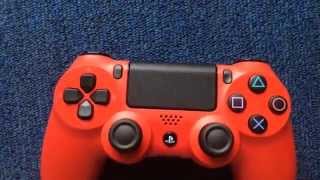 Unboxing Red DualShock 4 Wireless Controller [upl. by Ydnor]