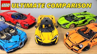 Ranking 18 LEGO Technic Cars  The Ultimate Comparison [upl. by Barry]