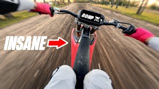 80HP ELECTRIC BIKE IS INSANE  Stark Varg First Ride [upl. by Ebby]