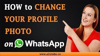 How to Change Profile Photo on WhatsApp Android [upl. by Oinotla]