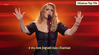 Adele  Set Fire To The Rain TraduçãoLegendado Live An Audience With [upl. by Huesman422]