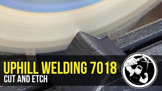 Uphill Welding 7018 Corner Joint [upl. by Gollin]