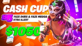 How we got 5th in the Trio Cash Cup 💰  FaZe Dubs Megga amp illest [upl. by Xet10]