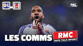 Lyon 01 Besiktas  Les comms RMC de la surprenante défaite lyonnaise Ligue Europa [upl. by Noelani7]