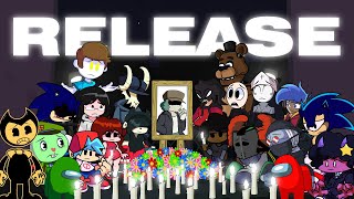 “RELEASE” But Everyone Sings It  FNF Animation [upl. by Retsev611]