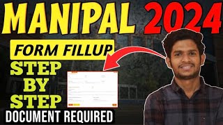 Manipal application form 2024  How to fill manipal form 2024  MET2824 [upl. by Bennie315]