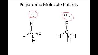 Polyatomic Molecule Polarity [upl. by Mcilroy313]