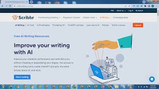 scribbr  WEBSITE AI WRITING GENERATORmp4 [upl. by Rebliw]