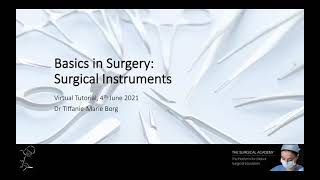 Basics in Surgery Surgical Instruments [upl. by Narej]