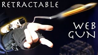 Make a C02 Retractable SpiderMan WEB SHOOTER [upl. by Lalla]