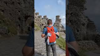 Ruiny zamku Tintagel tintagel vanlife kampervan kornwalia kingarthur [upl. by Lavern566]