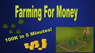 OSRS Herb Run 100k in 5 Mins Low Level Farming Guide [upl. by Lettig]