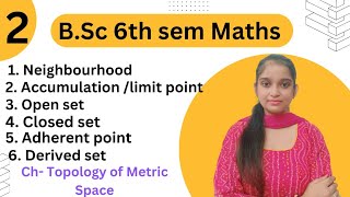 BSc 6th sem Maths  IMP DEFINITION  By Jyoti Chaudhary ✍️✍️ [upl. by Arba]