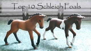 Top 10 Favourite Schleich Models  Part 1 Foals  2021 [upl. by Priscilla]