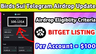 Birds Airdrop Listing Date  Birds Telegram Airdrop  Birds Airdrop Criteria  Birds Airdrop [upl. by Halian259]