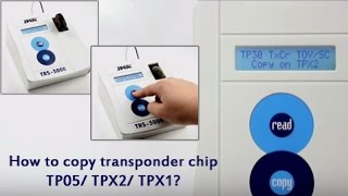 How to copy transponder chip TP04 TPX5 TPX2 TPX1 [upl. by Old]