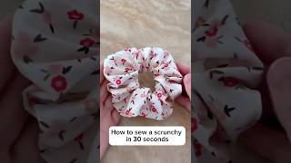 How to sew scrunchies sewing sewingpatterns tips howto guide tutorial diy scrunchies [upl. by Ahsial]