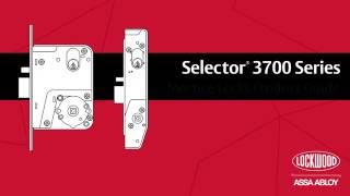 Lockwood Selector® 3700 Series Mortice Locks  Product Guide [upl. by Donica]