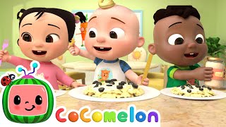 Pasta Song  Cocomelon  Nursery Rhymes  Moonbug Kids [upl. by Leuamme]