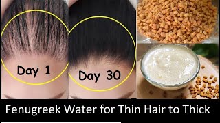 Use Fenugreek Water Hair Mask to Turn Thin Hair to Thick Hair in 30 Days  Hair Growth amp Long Hair [upl. by Chambers]