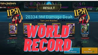 WORLD RECORD HYDRA NIGHTMARE RAID SHADOW LEGENDS [upl. by Nidya]