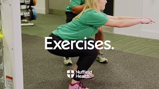 How To Squat  Nuffield Health [upl. by Husha]