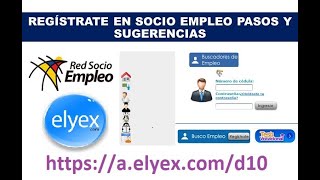 Ingreso y Registro portal Socio Empleo Ecuador  Ofertas Laborales Trabajo [upl. by Anehsat]