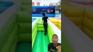 HALANG RINTANG waterpark waterslide fun boys automobile woodworking satisfying [upl. by Shamma]